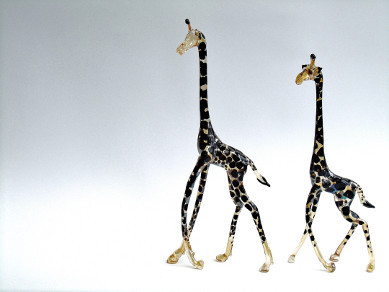 Glassblobbery - glass giraffes
