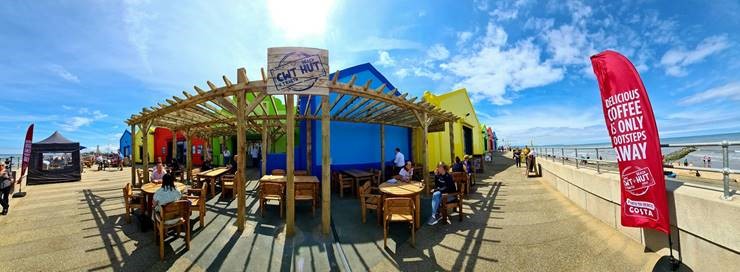 Beach Hut at Nova Prestatyn