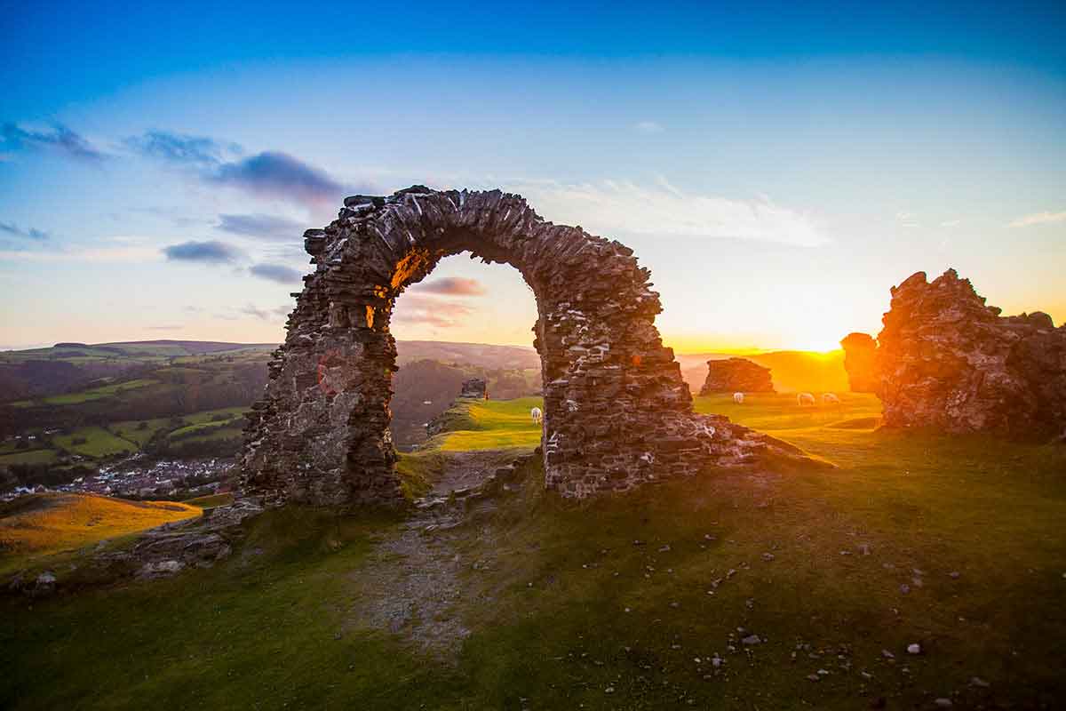 Dinas Bran Castle, Clwydian Range and Dee Valley AONB