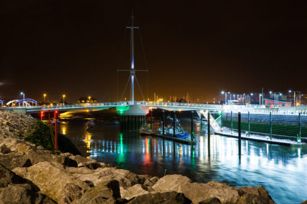 Pont Y Ddraig Harbour Bridge, Rhyl