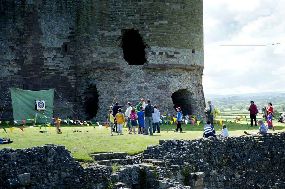 Rhuddlan Castle achery