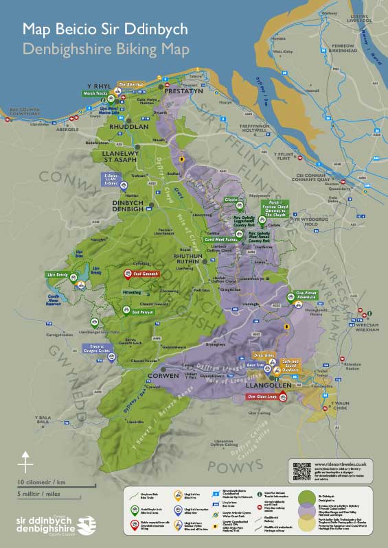 Denbighshire Cycling Map
