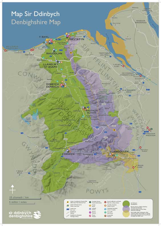 Denbighshire Map