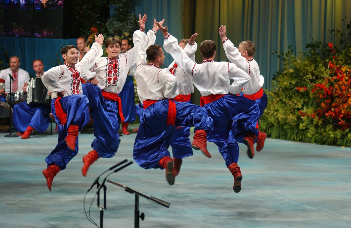 Dancing at International music Eisteddfod, Llangollen
