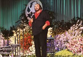Luciano Pavarotti at the International Music Eisteddfod, Llangollen